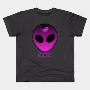 Genesis Streetwear -  Alien logo purple nurple Kids T-Shirt